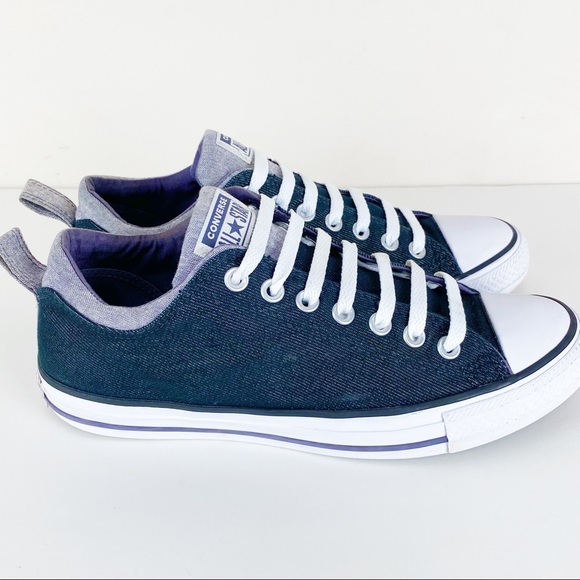 blue gray converse